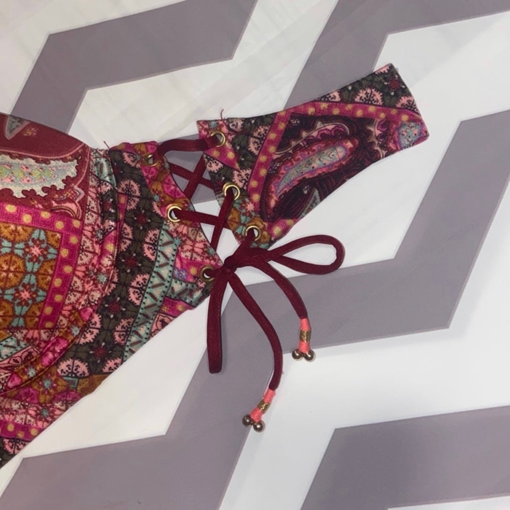 Victorias Secret Rare Bombshell Patchwork 34c Top… - image 4